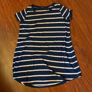 Striped tshirt dress